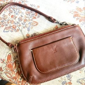 Excellent Leather Wristlet Wallet from American Eagle Outfitters Brand New